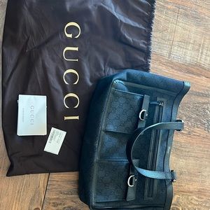 Gucci bag black denim